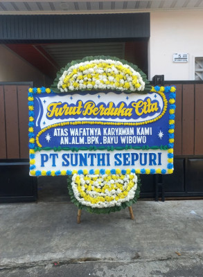 Papan Bunga Duka di Mundu